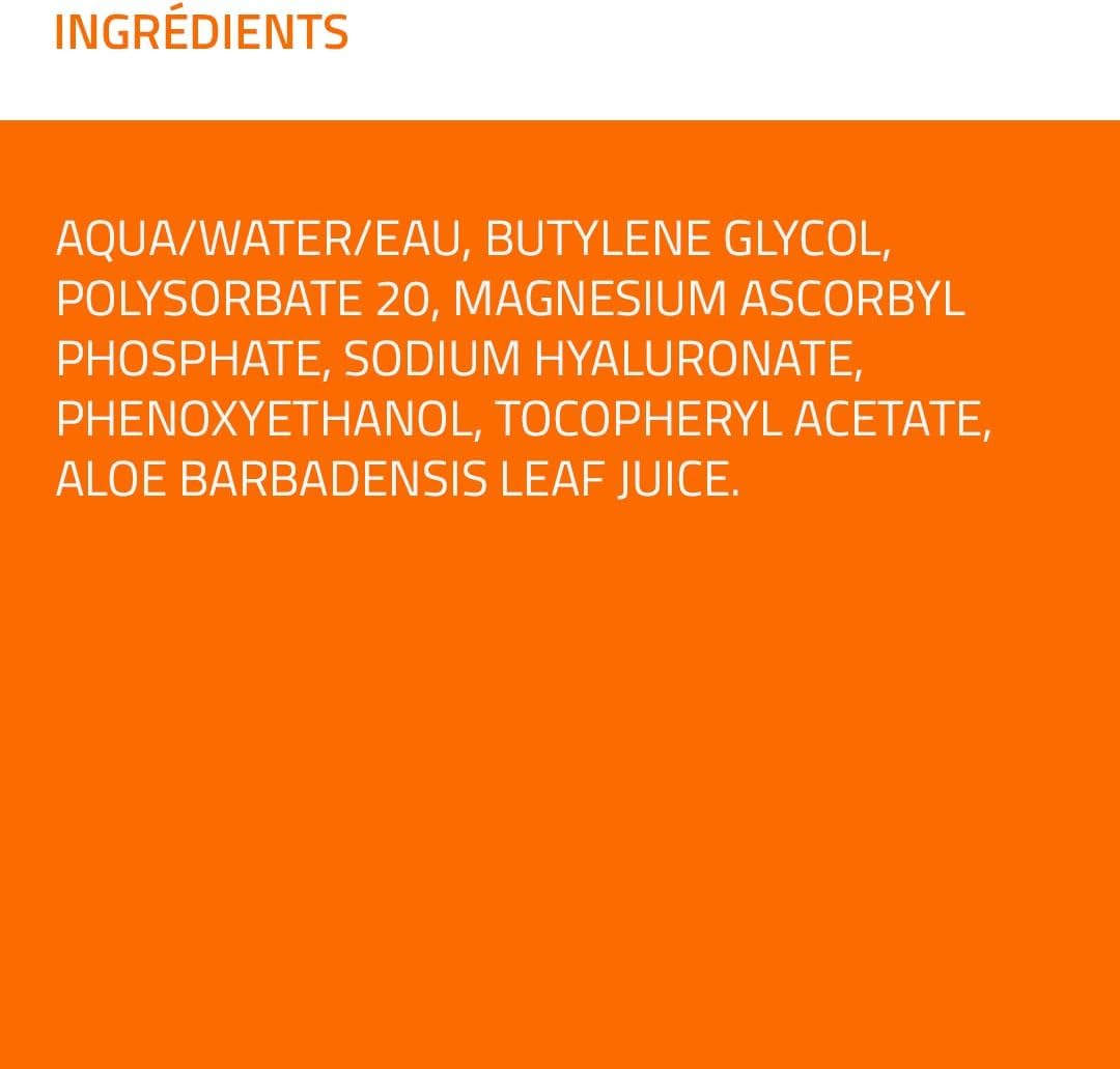 YEOUTH Suero Facial de Vitamina C con Ácido Hialurónico y Vitamina E, Vegano, Suero Antimanchas y Antiarrugas para el Rostro, Apto para Dermaroller, Combo con Hidratante Crema Solar Facial 30ml