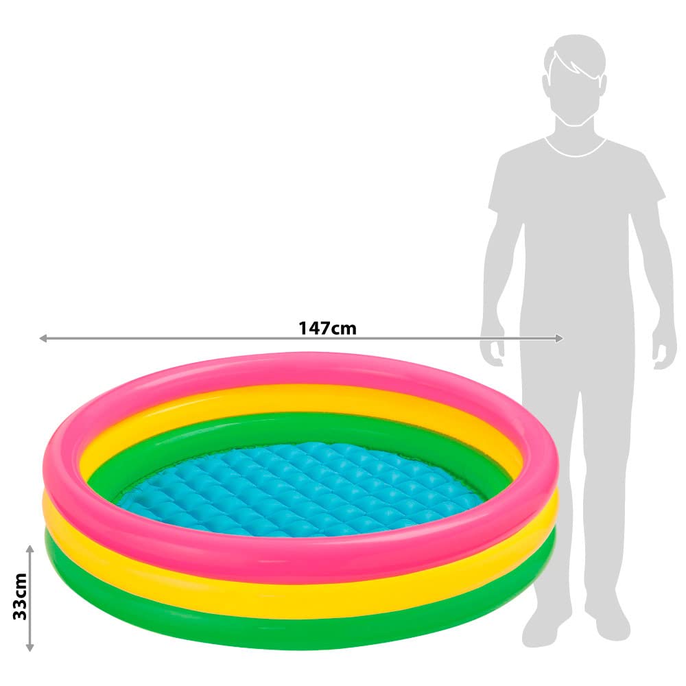 Intex 57422 alberca para piso - Piscina (Piscina hinchable, Círculo, 147.3 cm, 330.2 mm, 9.01 kg, 95.2 mm)