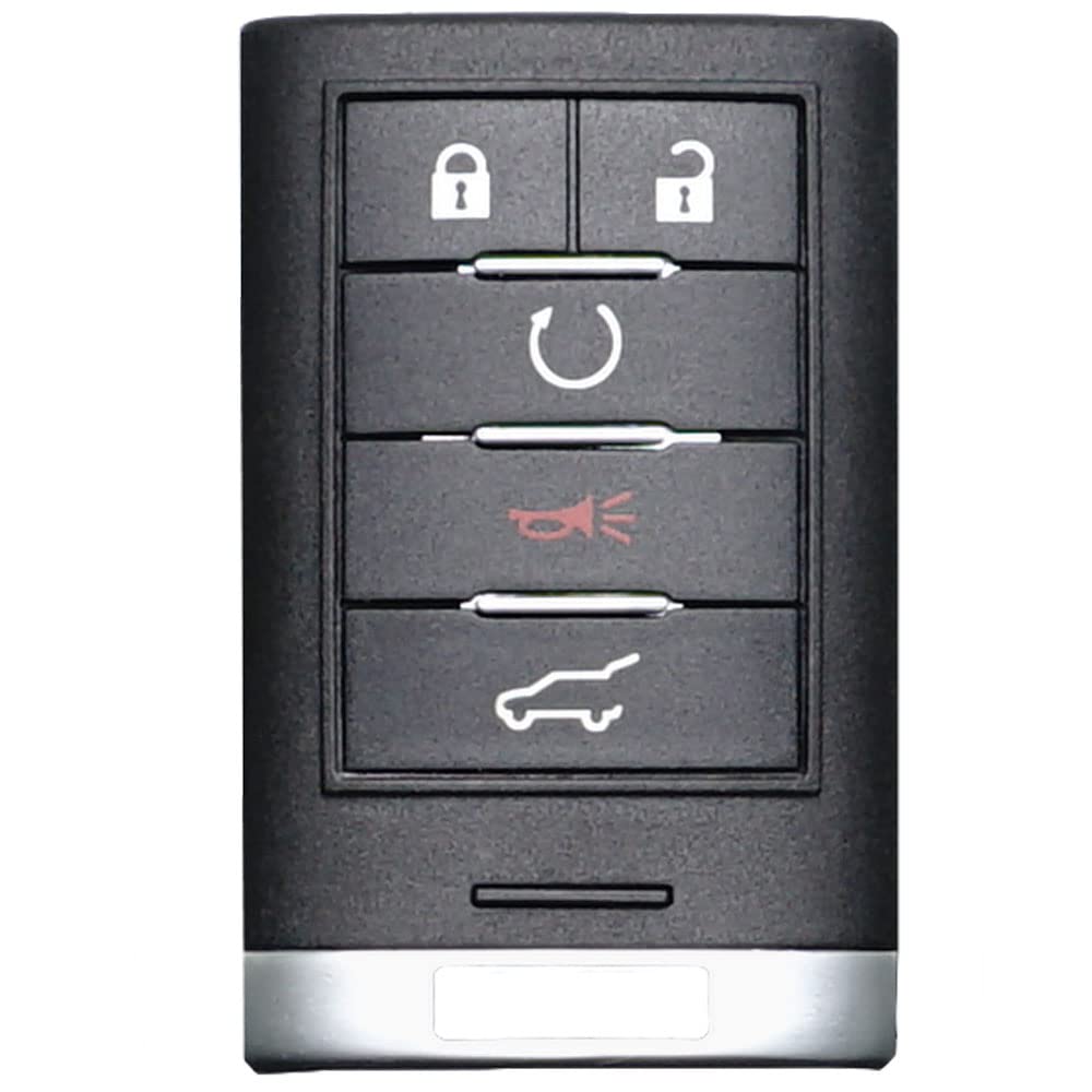 MechanMagic - Llave de repuesto para mando a distancia sin llave, compatible con Cadillac SRX 2010-2015 ATS XTS 2013-2014 ELR botón de arranque de proximidad inteligente NBG009768T 22865375