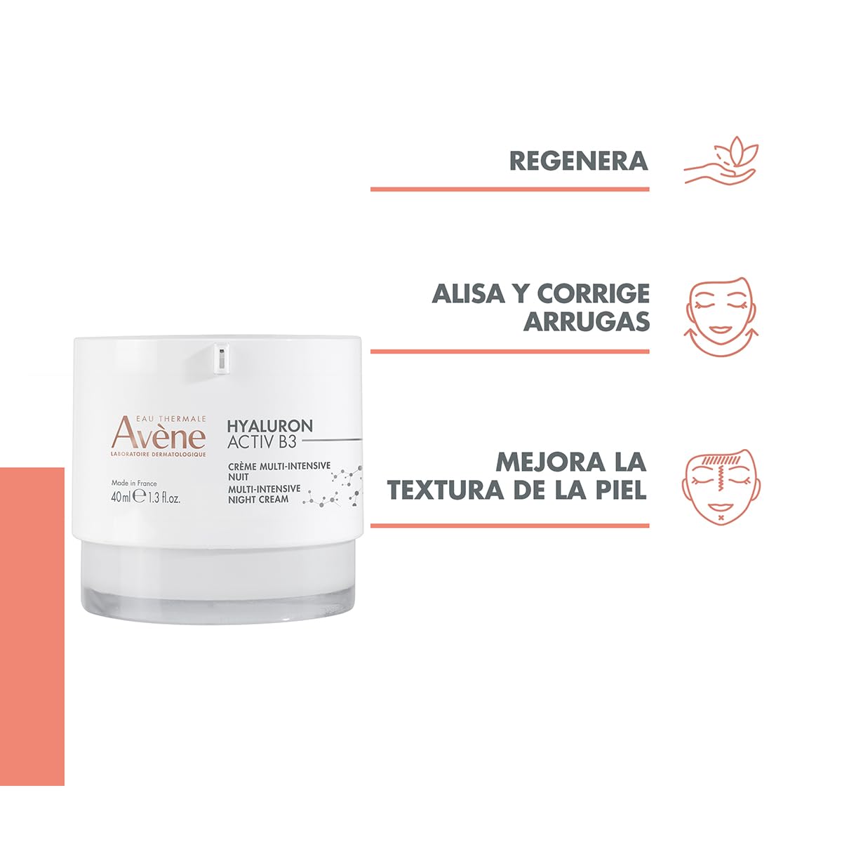 Avene Avène Hyaluron Activ B3, Crema Regeneradora con Niacinamida