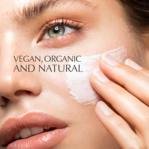 Dúo Cuidado Facial Reafirmante 100% Natural, Orgánico, Vegano, Antiedad, Hidratante, Alisa, Repara Flacidez, con Macadamia, Rosa Damascena y Aceite de Argán