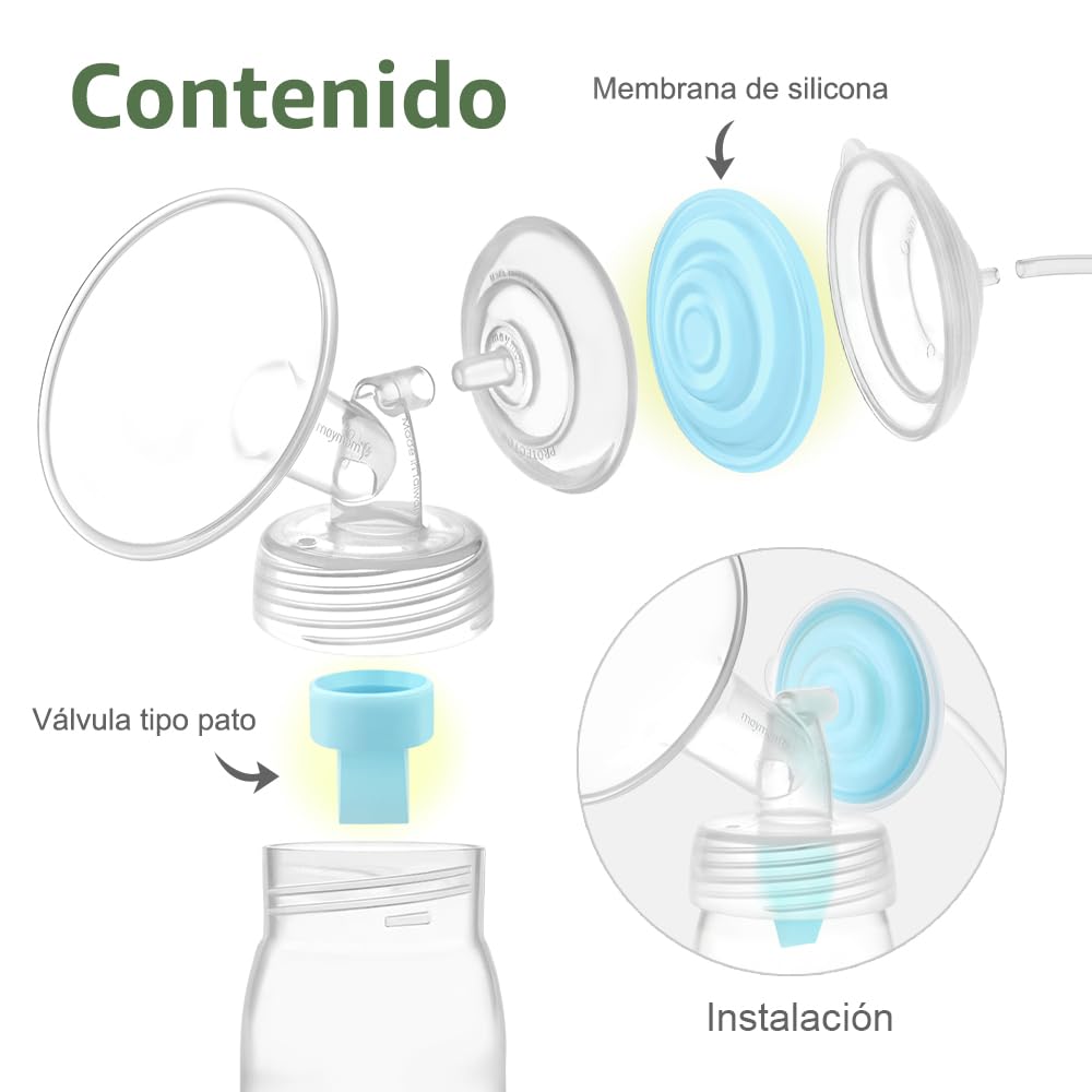 Maymom Piezas de Repuesto Compatibles con Spectra S1 Spectra S2 Synergy Gold Reemplazo de Válvula Pico de Pato No Originales de Spectra S2 (10 Piezas Azul)