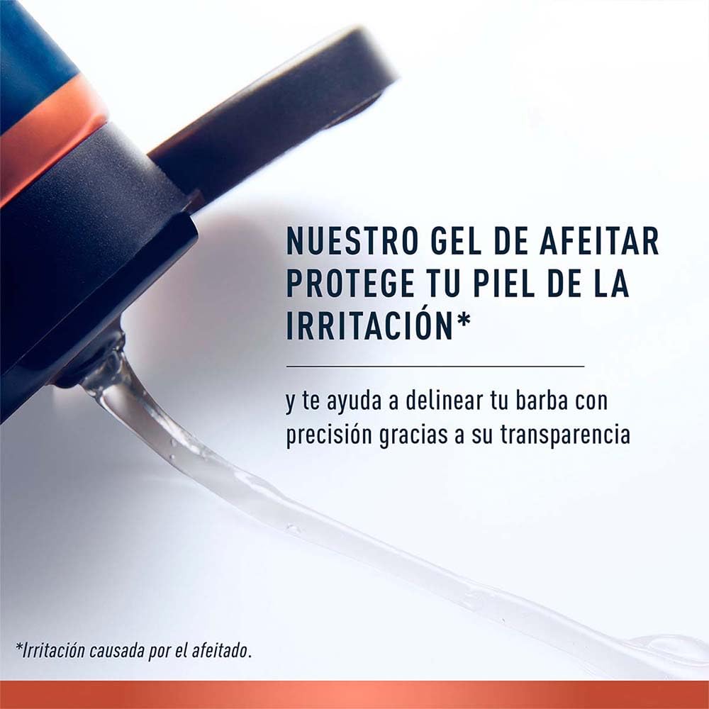 Gillette King C. Gel para Afeitar con Aloe para Rasurar la Barba con Rastrillo 170ml