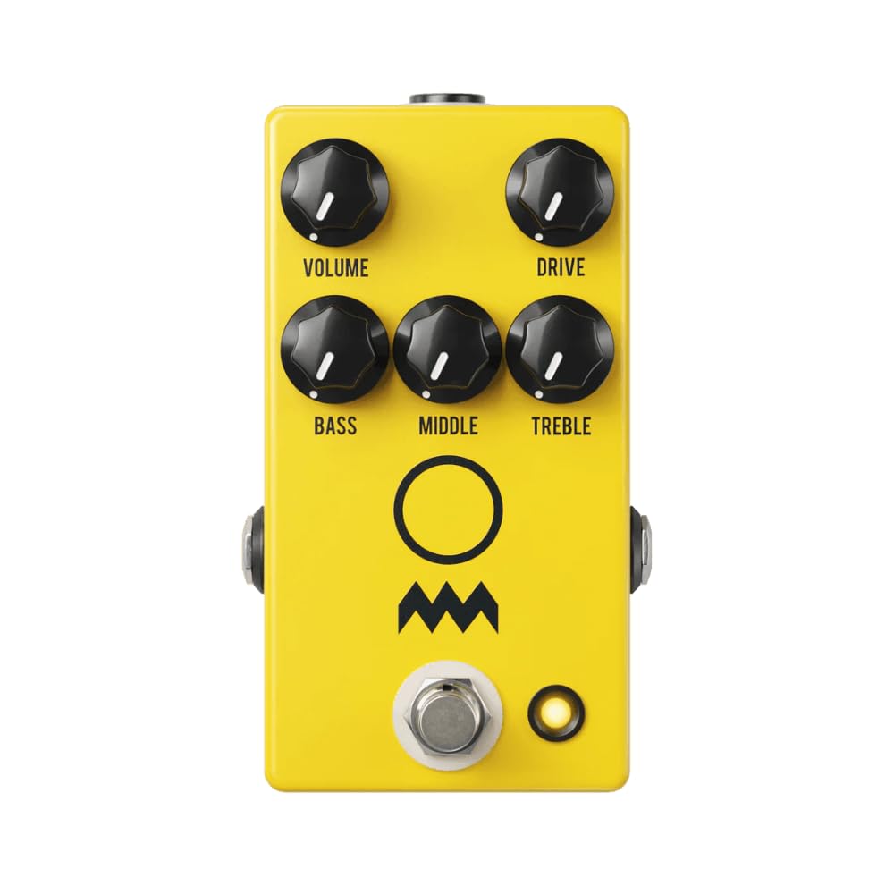 JHS Pedals - JHS Overdrive Pedal de efectos para guitarra, Charlie Brown, Amarillo