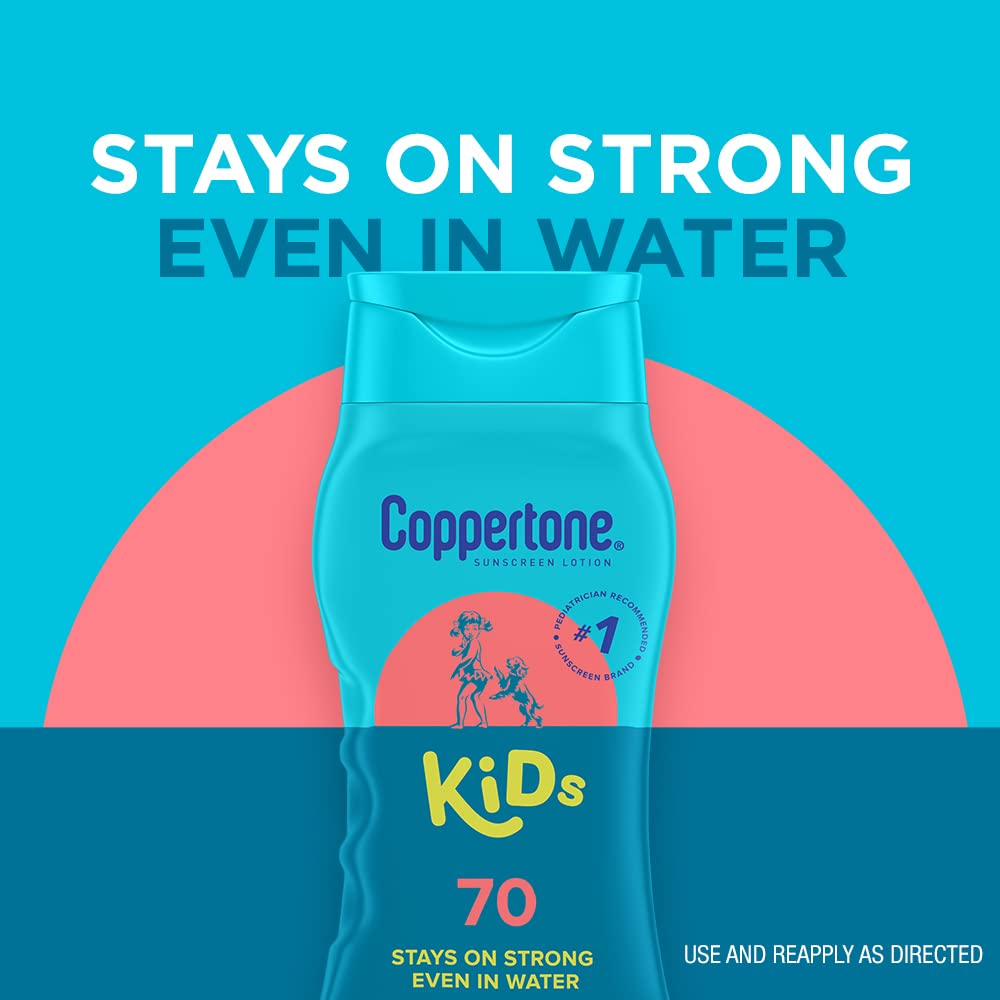 Protector Solar para Niños Coppertone Resistente al Agua SPF 70 8 oz