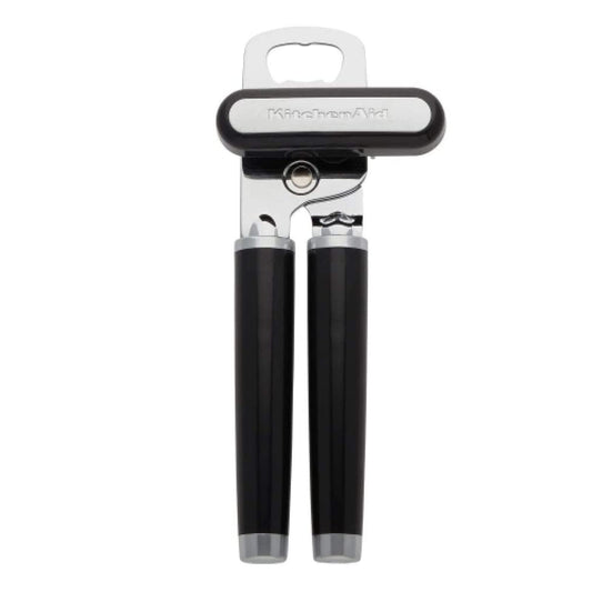 KitchenAid - Abrelatas multifunción clásico, color negro, talla única