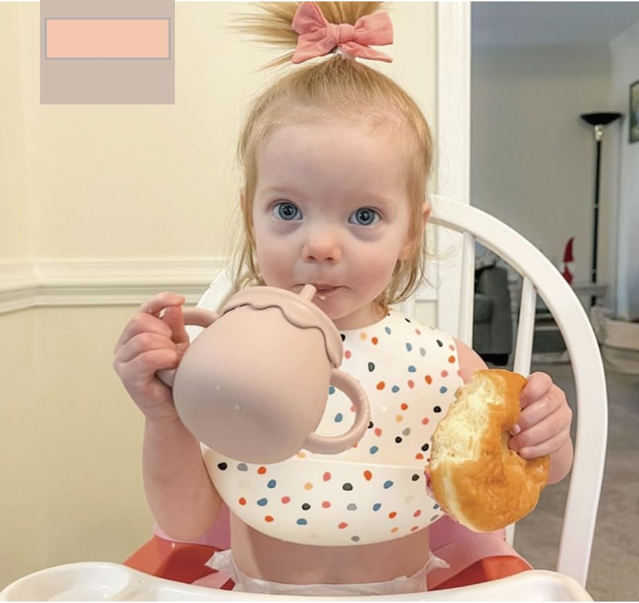 Me Co Mx Platos para Bebe - Alimentaci?n Complementaria Bebe, Cubiertos para Bebe, Platos Bebe, Plato para Bebe, Set de Alimentaci?n para Beb?, Set de 6 Piezas