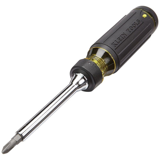 KLEIN TOOLS 32305 | Desarmador multipuntas| 15 en 1 con matraca | Destornillador ergonómico con puntas intercambiables y almacenamiento integrado | Ideal para todo tipo de tornillos