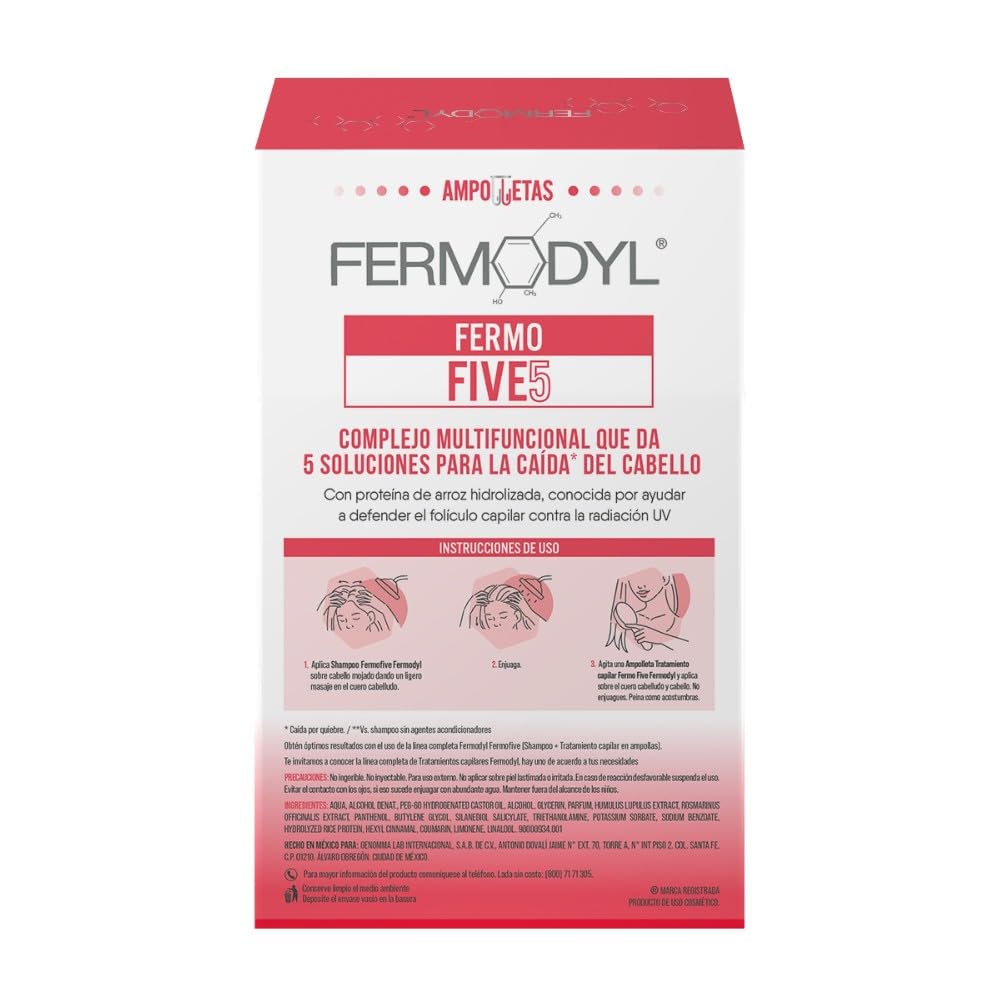 Tratamiento Capilar FERMODYL Anti-caída con Proteína de Arroz Hidrolizada