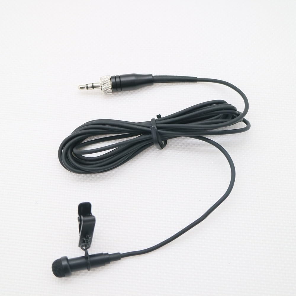 Micrófono de Solapa Sennheiser Negro con Clip para Micrófono Inalámbrico G2 G3 G4 MKE2
