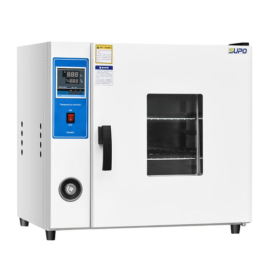 GOYOJO Lab Horno de secado por convección de aire forzado, horno de secado por ráfaga de temperatura constante de 43 L, acero inoxidable, con visualización LCD, RT+10 ~ 300 ℃, cavidad de acero