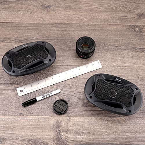 LANZAR MX462 MAX Series 4-Inch x 6-Inch 240-Watt 2-Way Coaxial Speakers (Pair)