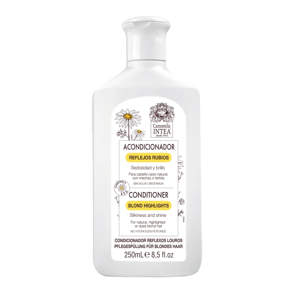 Intea InstaSkincare Premium Blonde Hair Conditioner with Natural Camomile Extract - Specifically Designed Conditioner For Blondes to Keep and Enhance Your Blonde Hair Colour (250 ml) by Camomila Intea