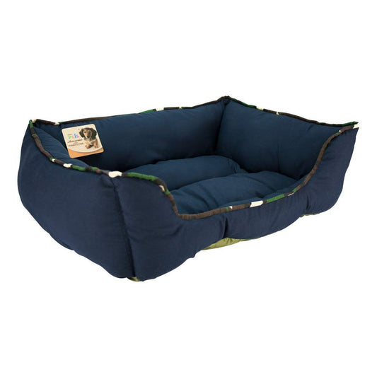 Fancy Pets Cama Corgi para Perro Color Azul Marino