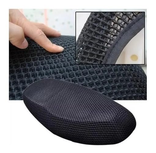 G&G MERCADO DE MOTOPARTES Funda Mesh Cubre Asiento Malla para Moto Termica Universal L