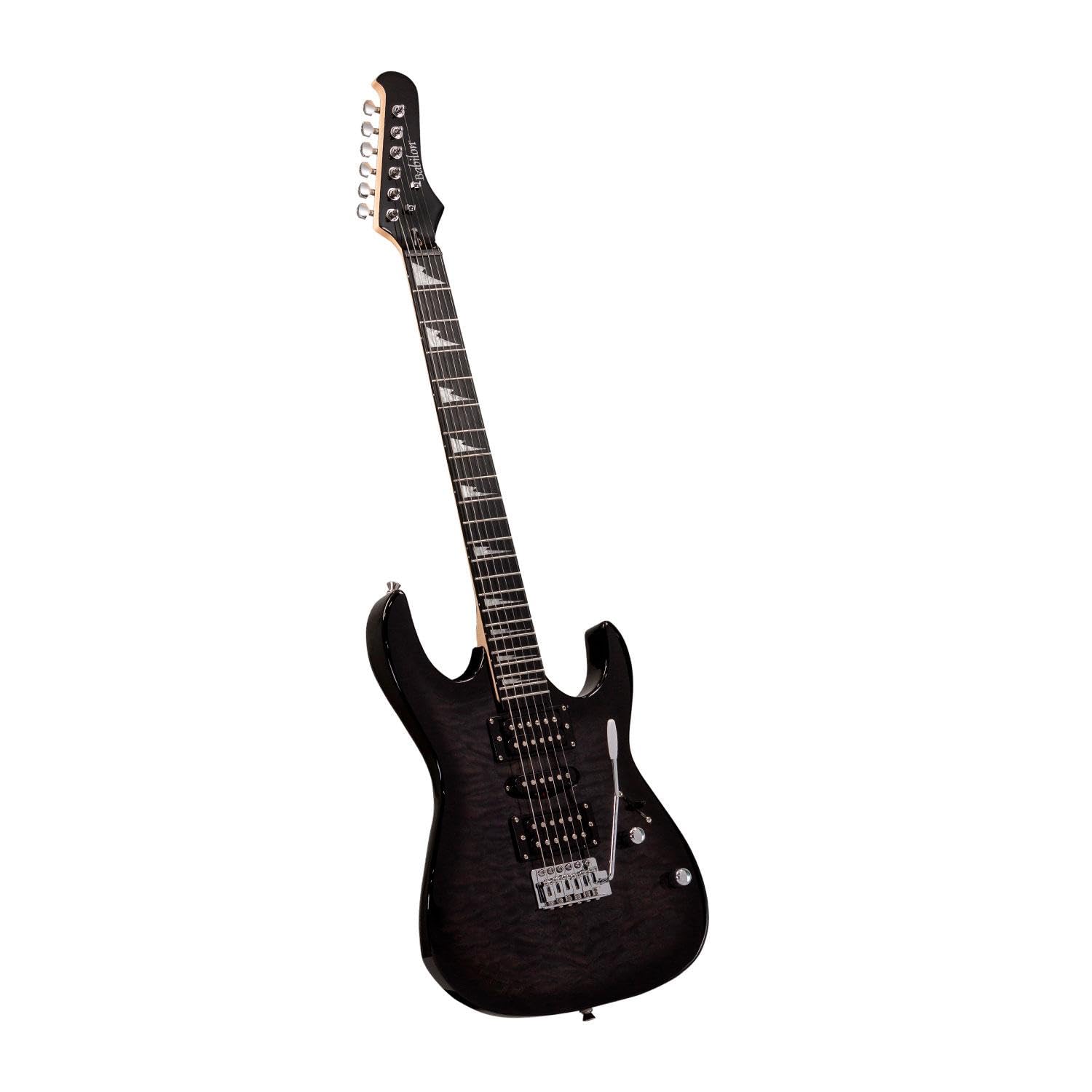 BABILON Guitarra Eléctrica SEAWALL-TKS Color Negro Sombreado