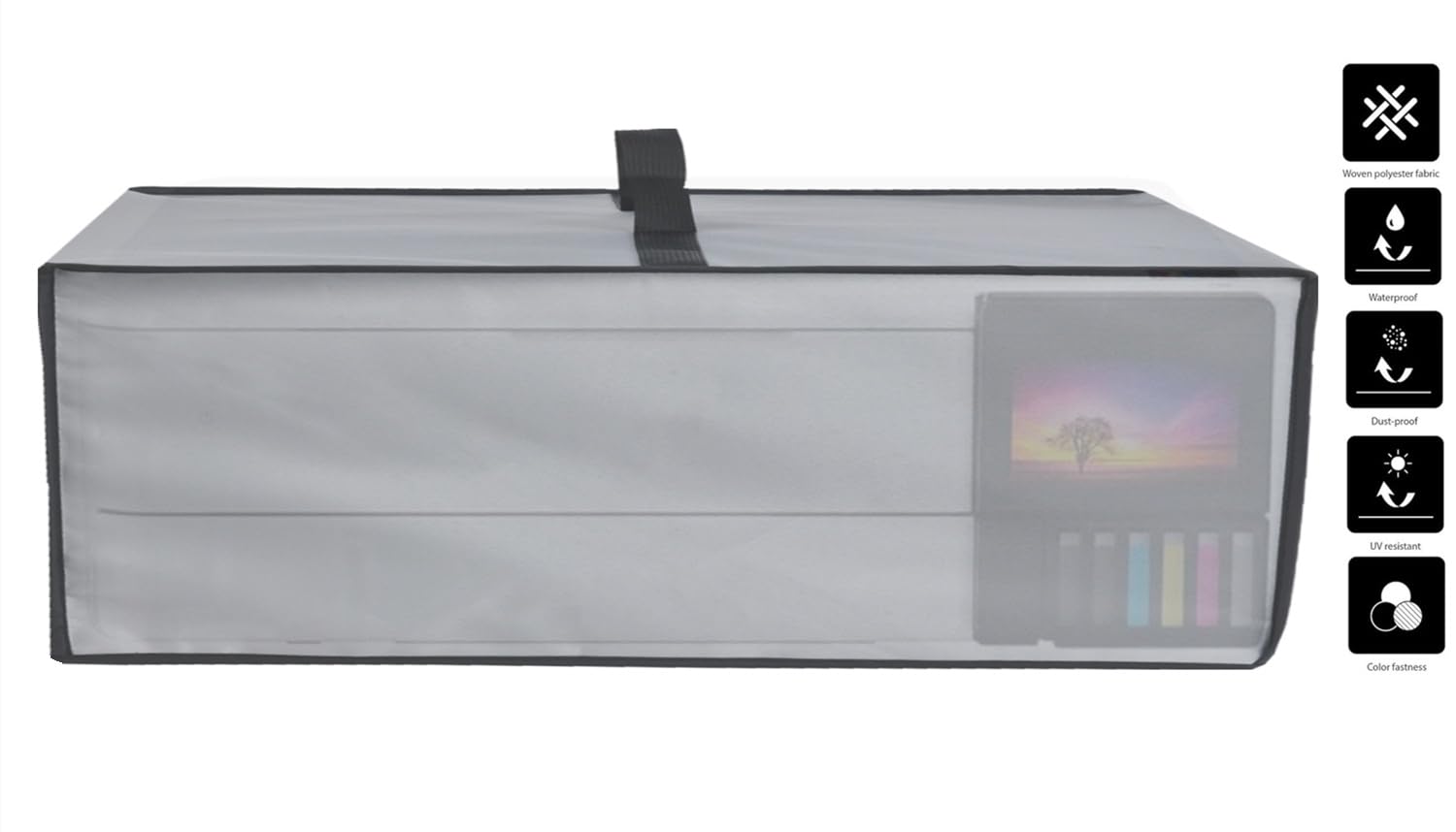Impresora resistente al agua de doble capa para impresora Epson Photo ET-8550 Wireless Wide Formatat All-in-One Supertank impresora (gris plateado)