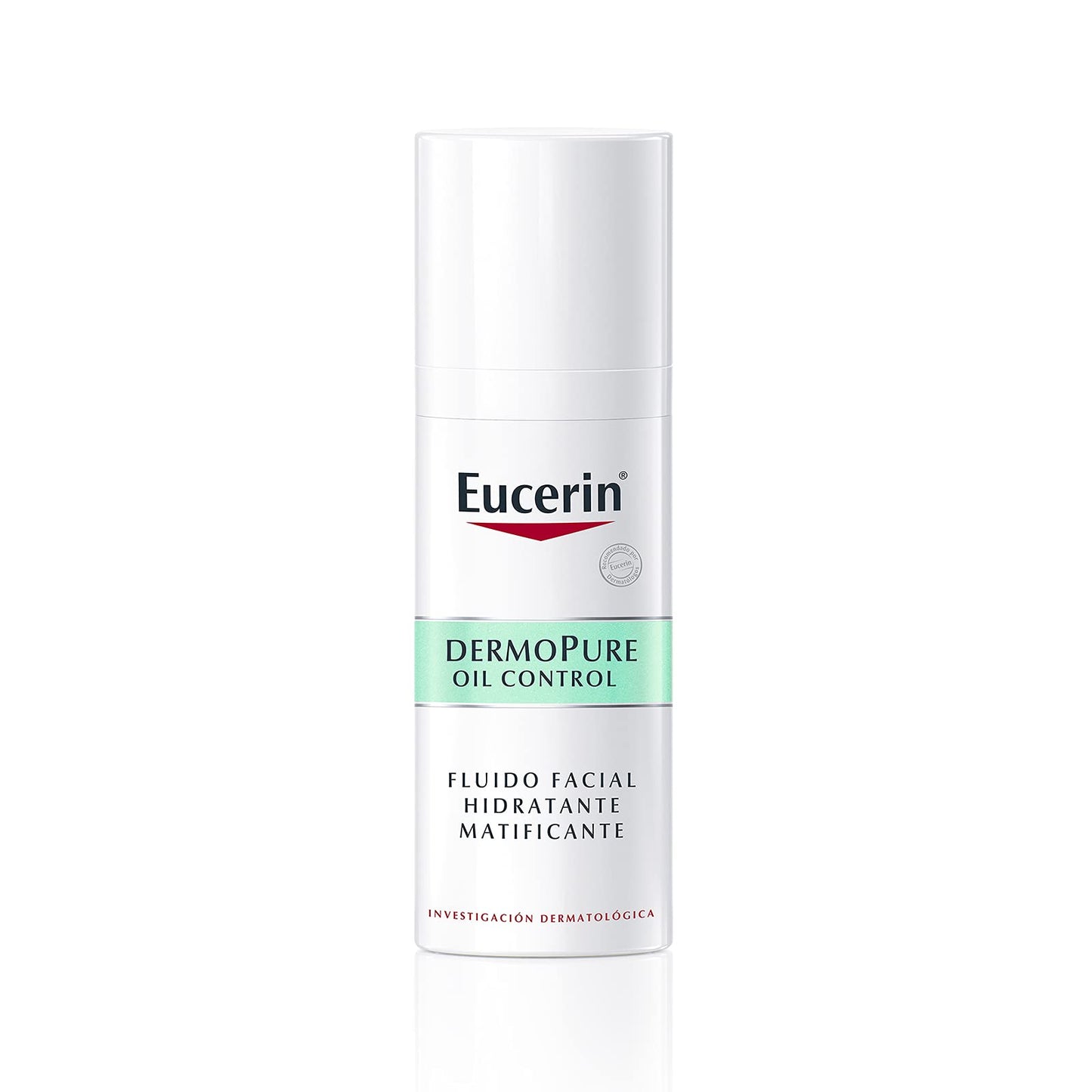 Eucerin Fluido Facial Hidratante Matificante para piel grasa, 50 ml + Exfoliante facial piel grasa imperfecciones 100ml