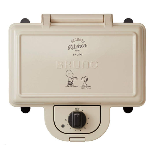 BRUNO Peanuts Hot Sand Maker doble BOE069-ECRU White Japan Import