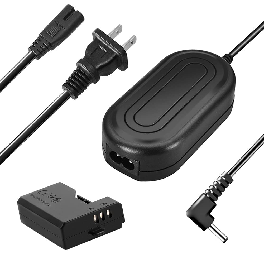 Partstec ACK-E10 AC Power Adapter and DR-E10 Camera Battery Charger Kit (Canon LP-E10 Battery Replacement) for Canon EOS Rebel T5i, T4i, T3i, T2i, 700D
