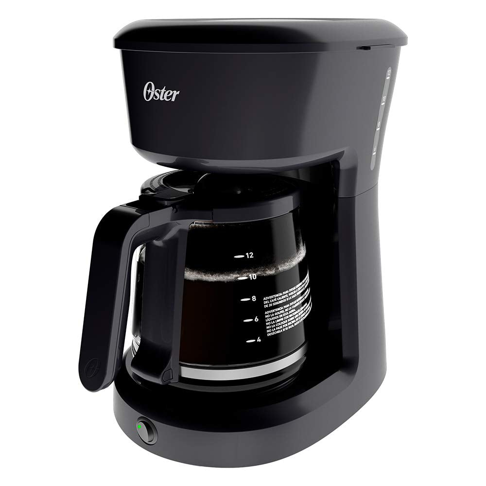Hamilton Beach 31401 Horno Tostador Eléctrico de 4 Rebanadas (12 Litros), Acero Inoxidable + Cafetera de 12 tazas Oster® negra sistema de switch BVSTDCS12B013