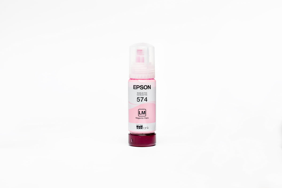 Botella de Tinta Epson Magenta Claro T574 65 ml para Impresora L8050