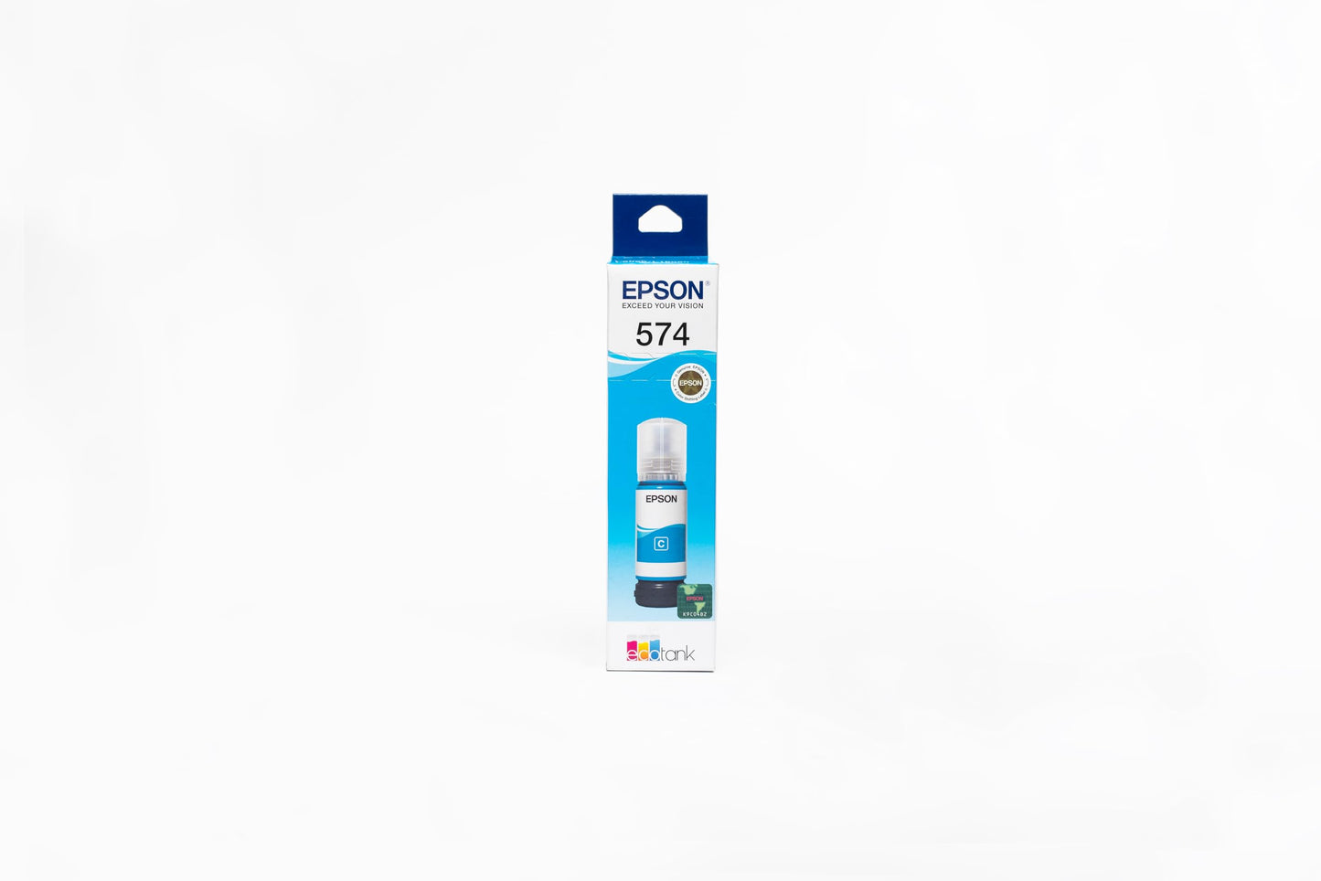 Botella de Tinta Epson Cian T574 65 Mililitros para Impresora L8050