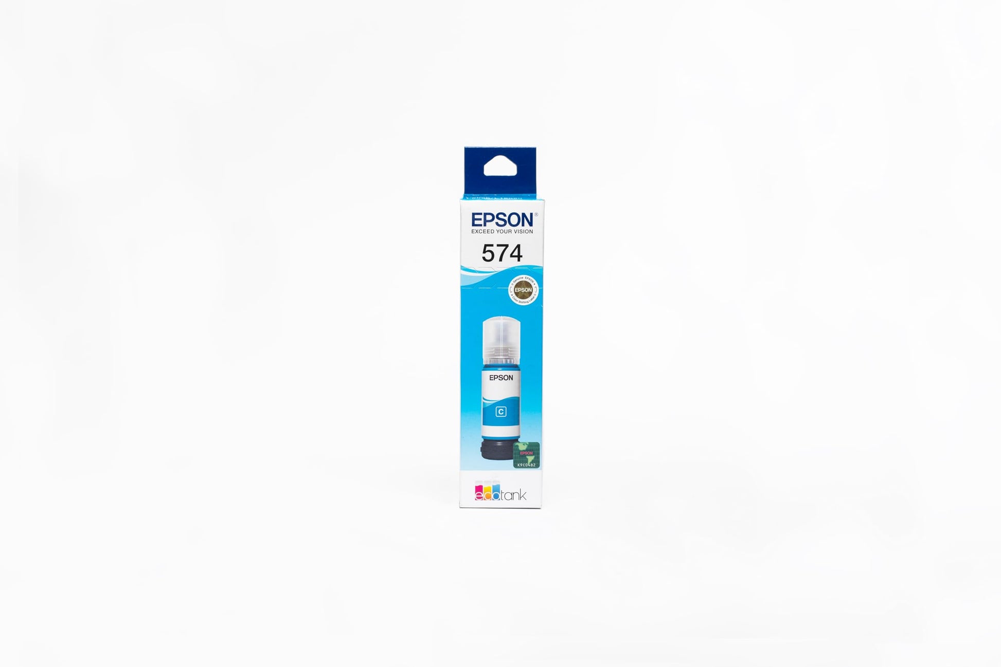 Botella de Tinta Epson Cian T574 65 Mililitros para Impresora L8050