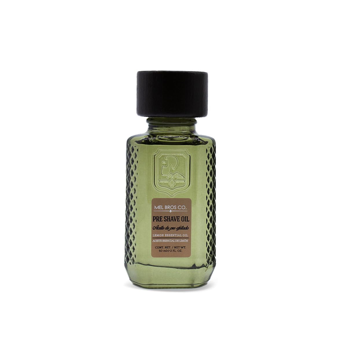 Mel Bros CO. - Royal BARBER, Pre Shave Oil - Aceite Pre Afeitado, Cítricos 2 OZ / 60 ML - Suaviza Vello, Abre Poros y Evita Irritación al Afeitar.