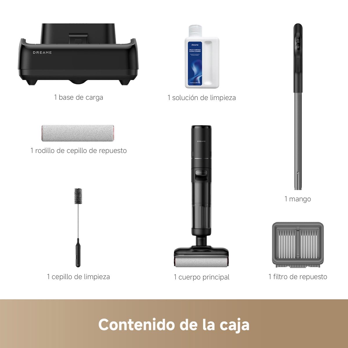 Aspiradora Húmedo Seco Dreame H12 Pro FlexReach Verde Rotación 180° y Autolimpieza
