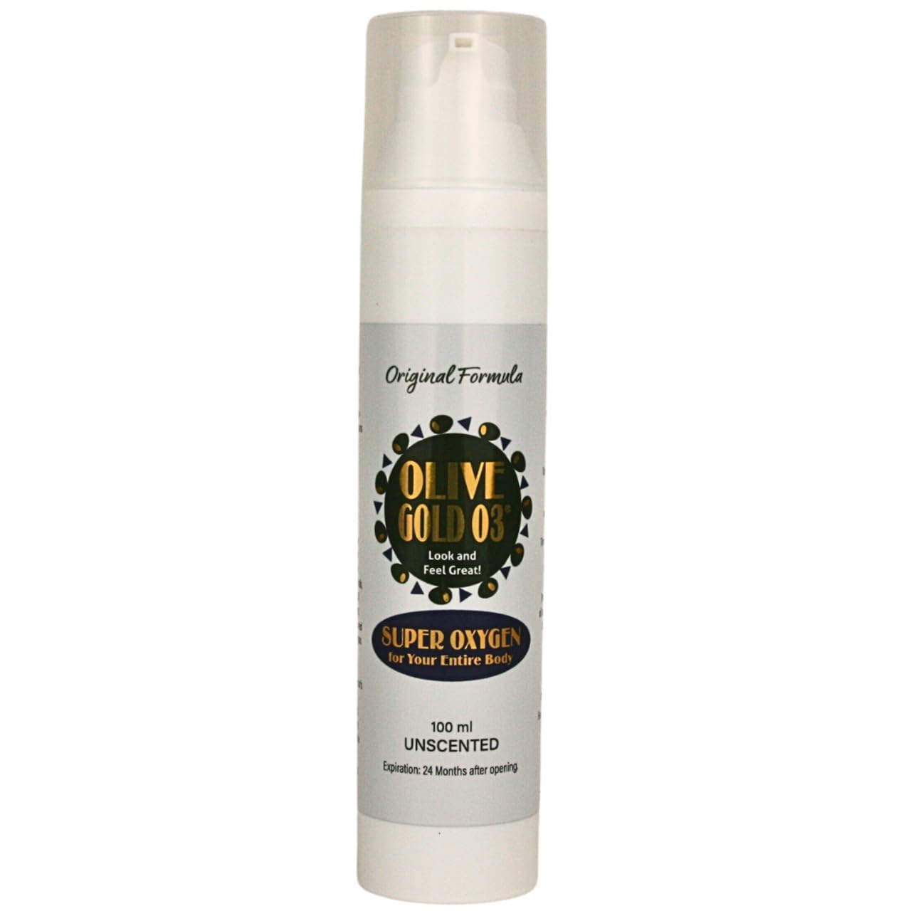 Olive Gold O3 Skin Care Lotion - Ozonated Olive Oil Super Oxygen (4oz) by Olive Gold O3