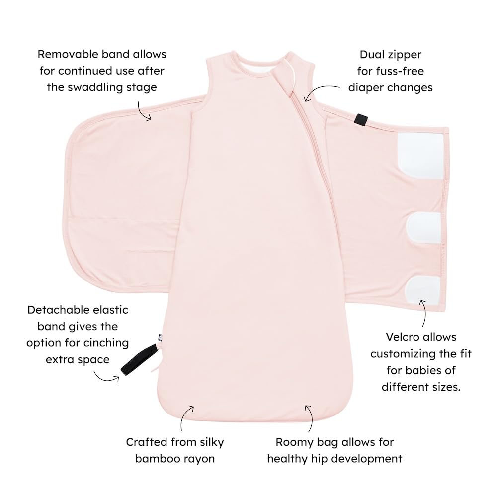 KYTE BABY - Bolsa de dormir unisex de rayón hecha de bambú para bebés, 1.0 tog, Blsuh, X-Small