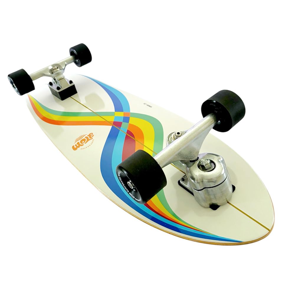 ATOM SURFSKATES Surfskate, Cross Waves 32" Series, Patineta Skeateboard Completo