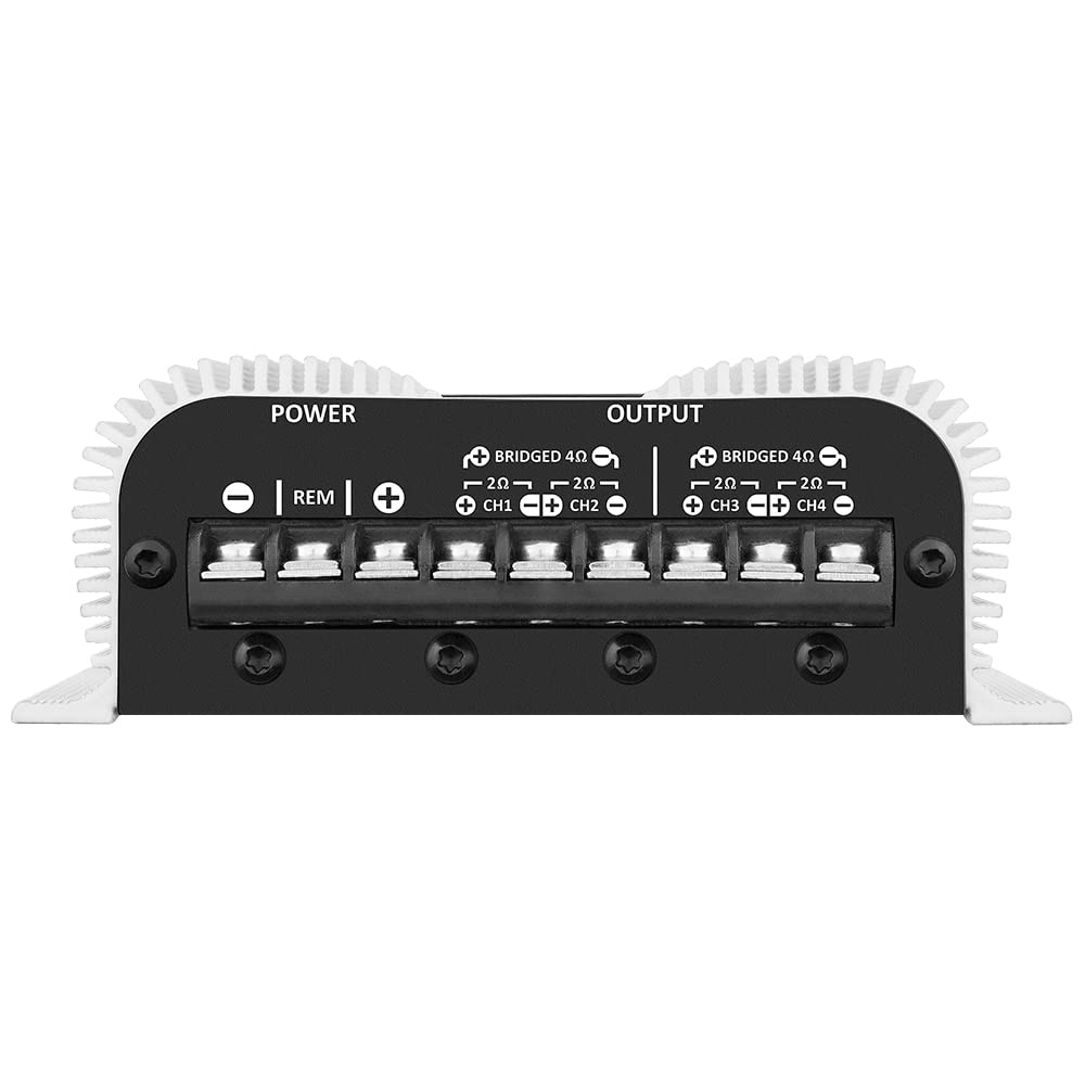 Amplificador de Audio Taramp's TS400X4 Negro Rango Completo 2 Ohmios 4 Canales 400 W Clase D para Auto