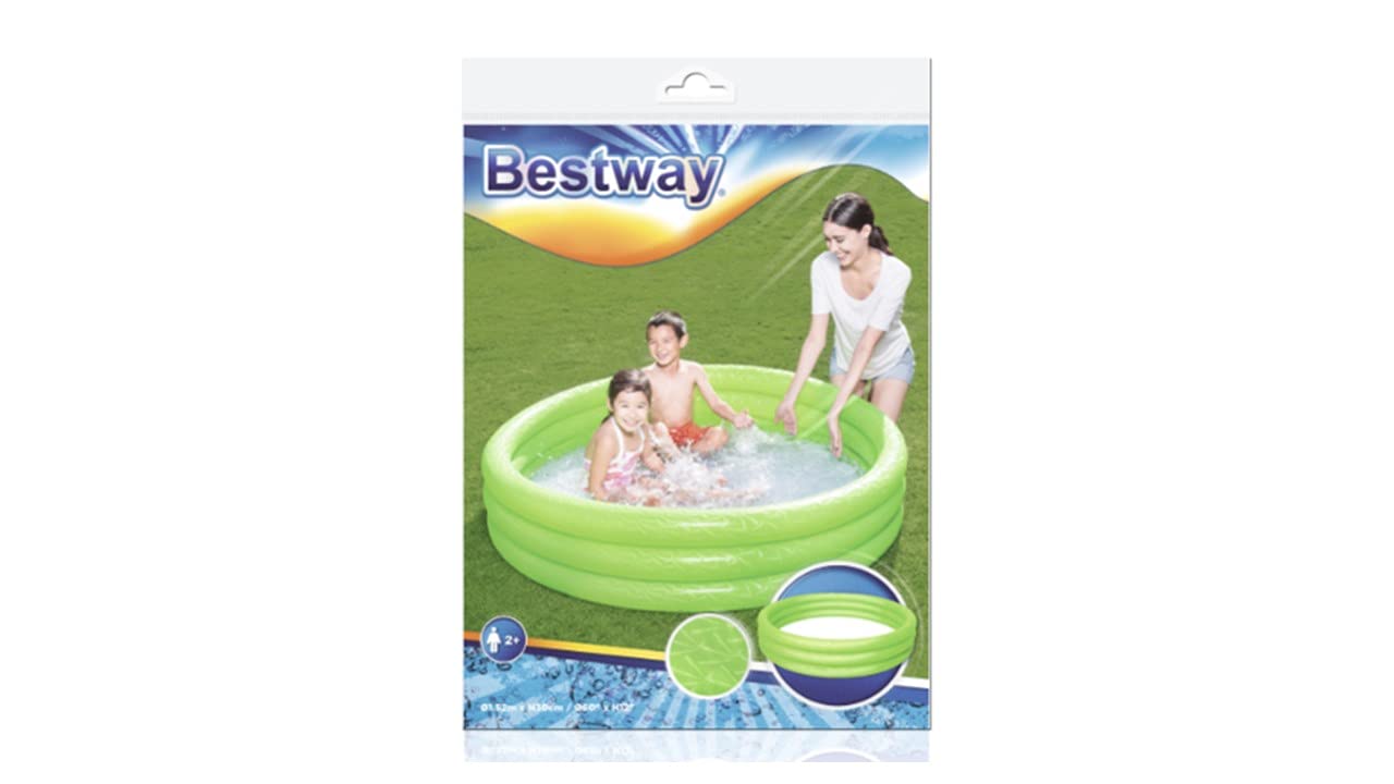 Bestway - Piscina infantil para niños (60 x 12 pulgadas), Verde