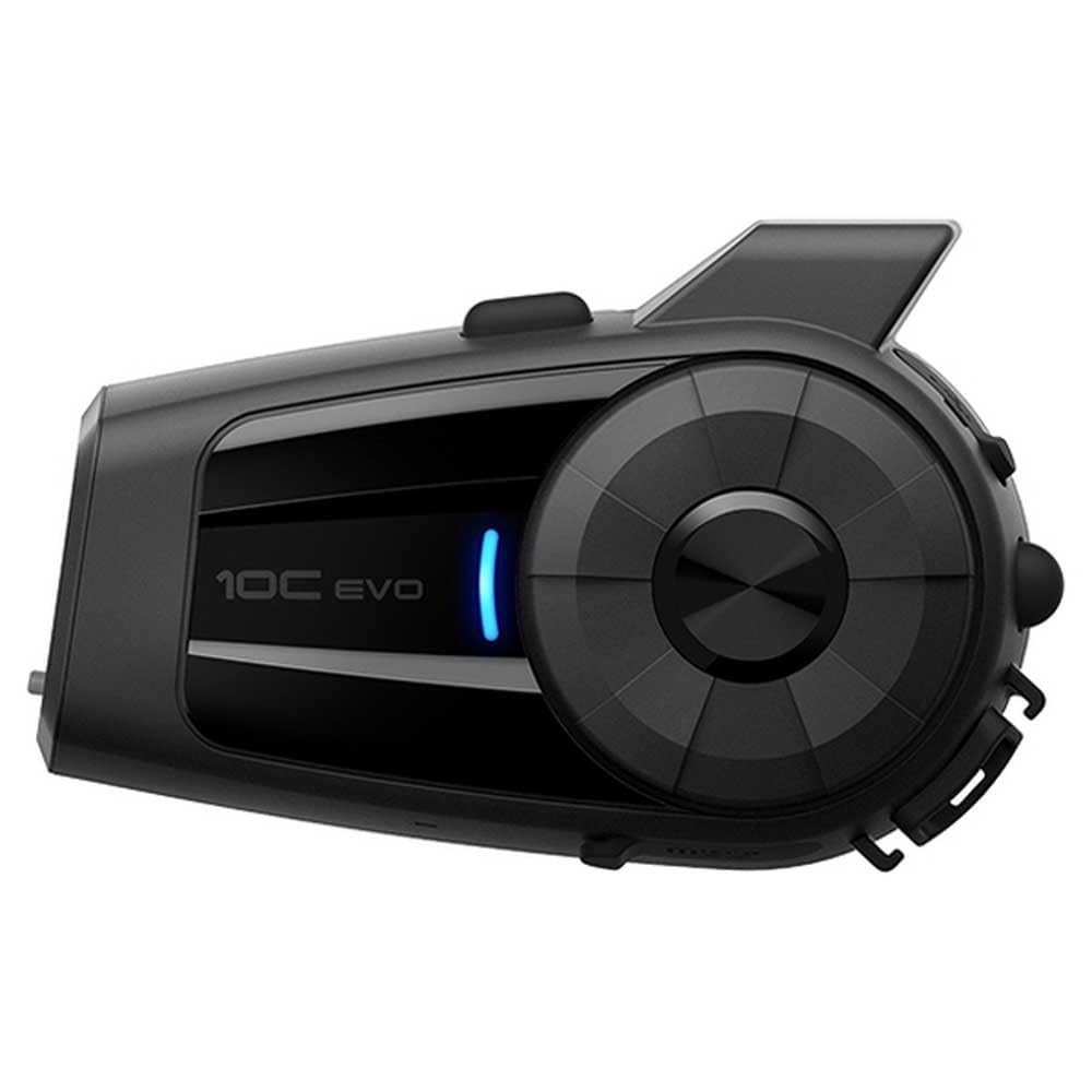 Sena 10C EVO - Cámara Bluetooth para Motocicleta y Sistema de comunicación con Altavoces HD