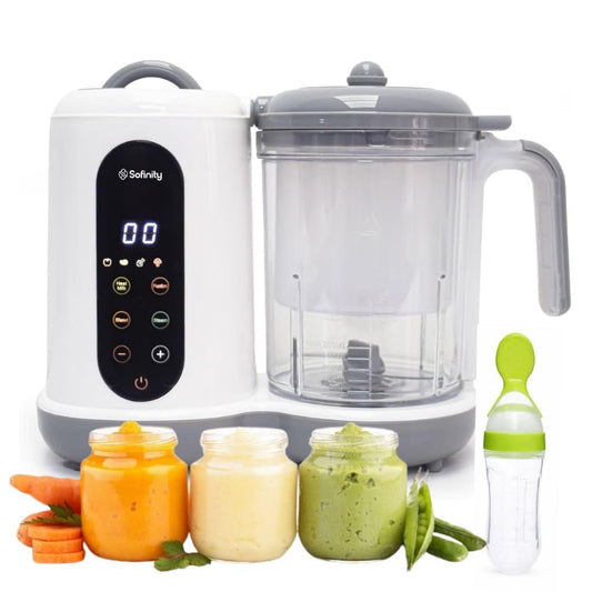 Vaporizador y Licuadora 2 en 1 sin BPA Gran Capacidad para Bebés