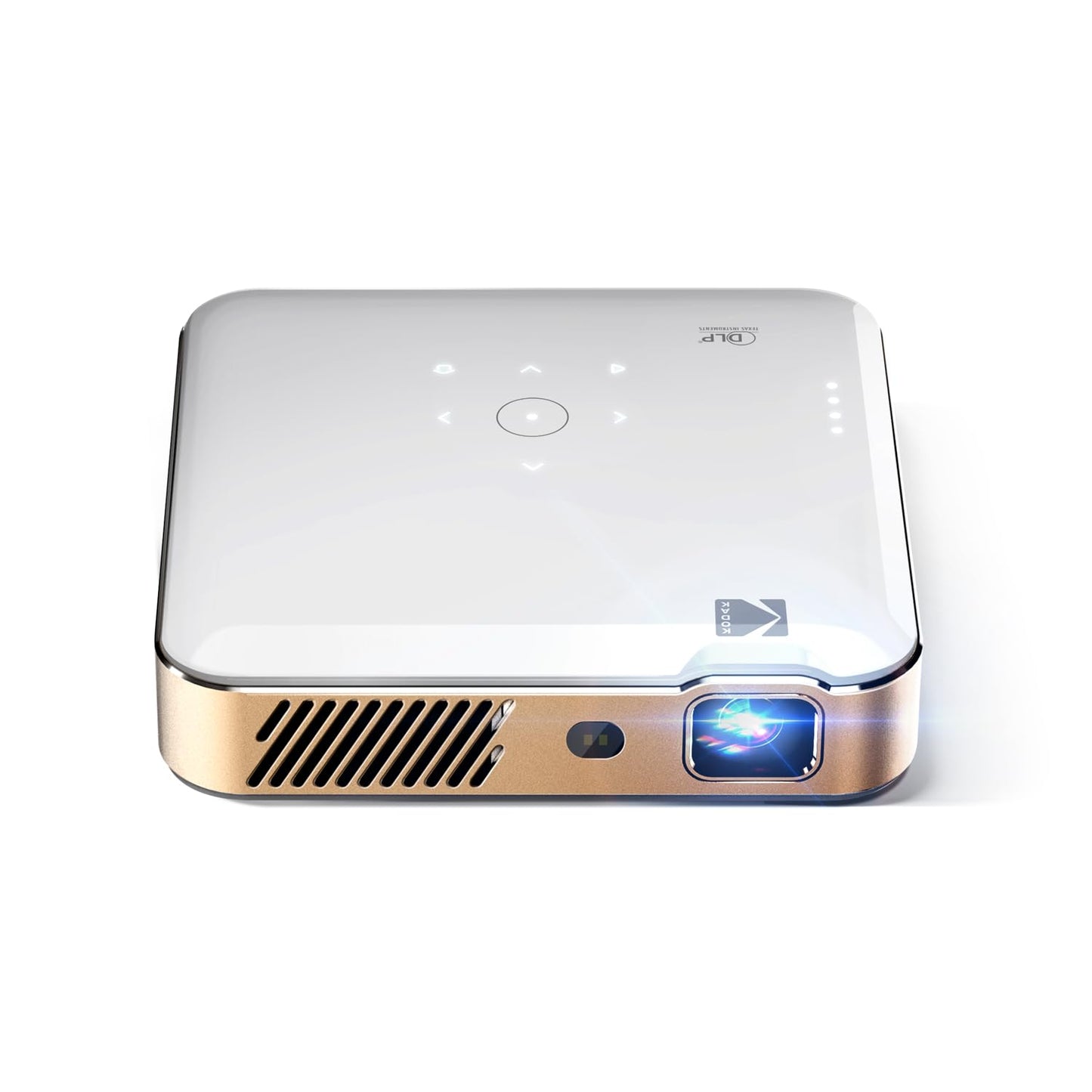 Kodak Luma 500 Mini proyector | Proyector portátil Full HD de 1080p para exteriores con Wi-Fi, Bluetooth, HDMI y USB | Google TV 11.0 OS, certificado Netflix, Chromecast integrado, 150 lúmenes