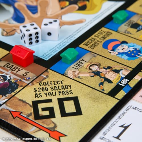 Juego de Mesa USAOPOLY Monopoly de una Pieza con Personajes Populares | Mercancía Oficial y Coleccionable