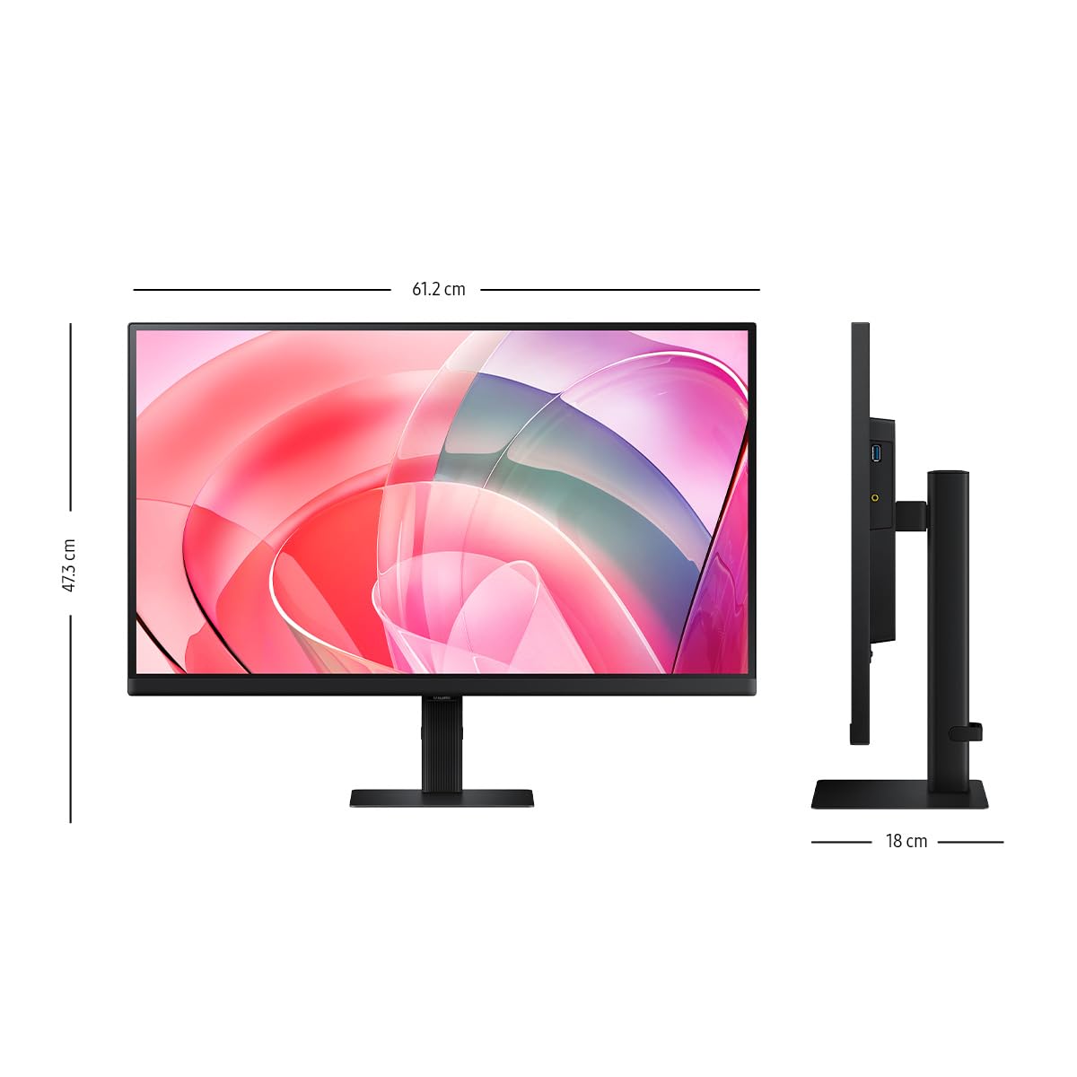 Monitor Samsung 27 Pulgadas 4K Flat 3840 x 2160 60Hz