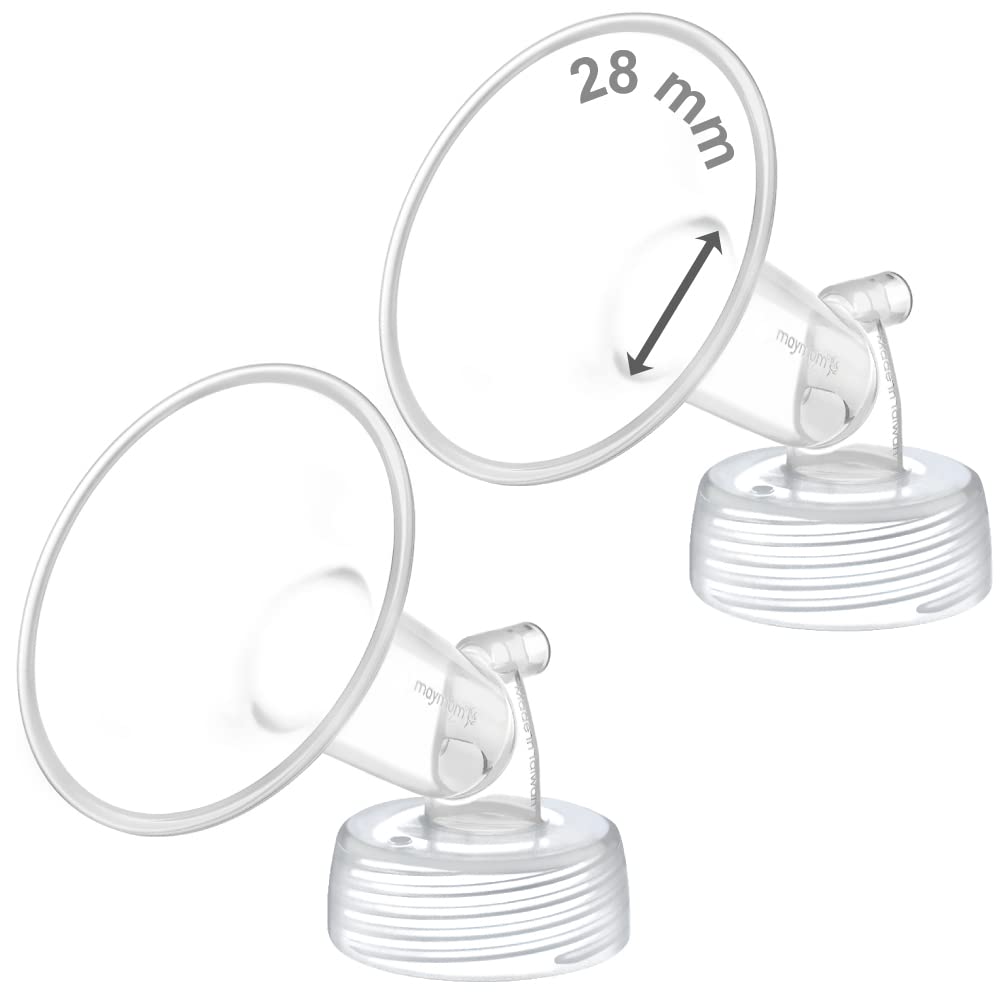 Pieza de bomba Maymom de cuello ancho para S1/S2; incluye Embudo de boca ancha; repuesto no original; reemplaza el protector de 28 mm de dos Embudos de Spectra.