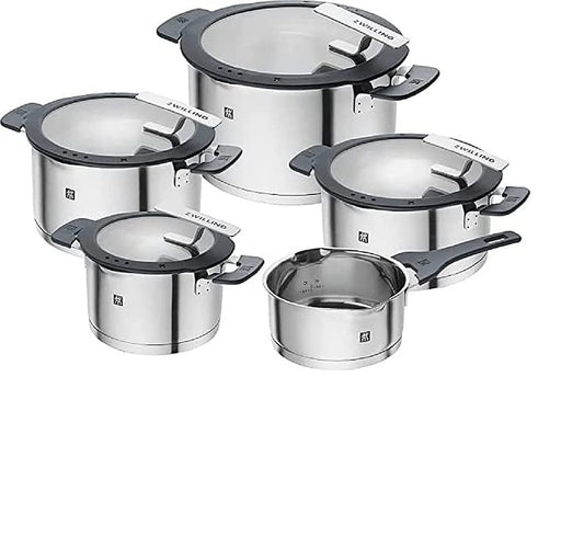Juego de Utensilios de Cocina ZWILLING Simplify Gris de Acero Inoxidable de Alta Calidad Compatible con Inducción