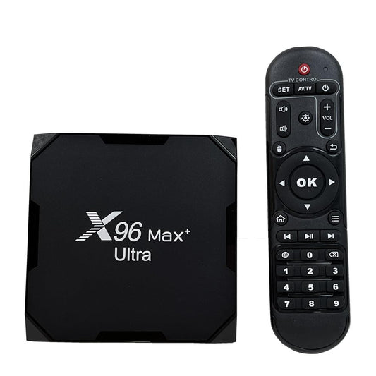 TV Box X96 MAX Plus Ultra Amlogic S905X4 Negro Compatible con AV1 y HDR