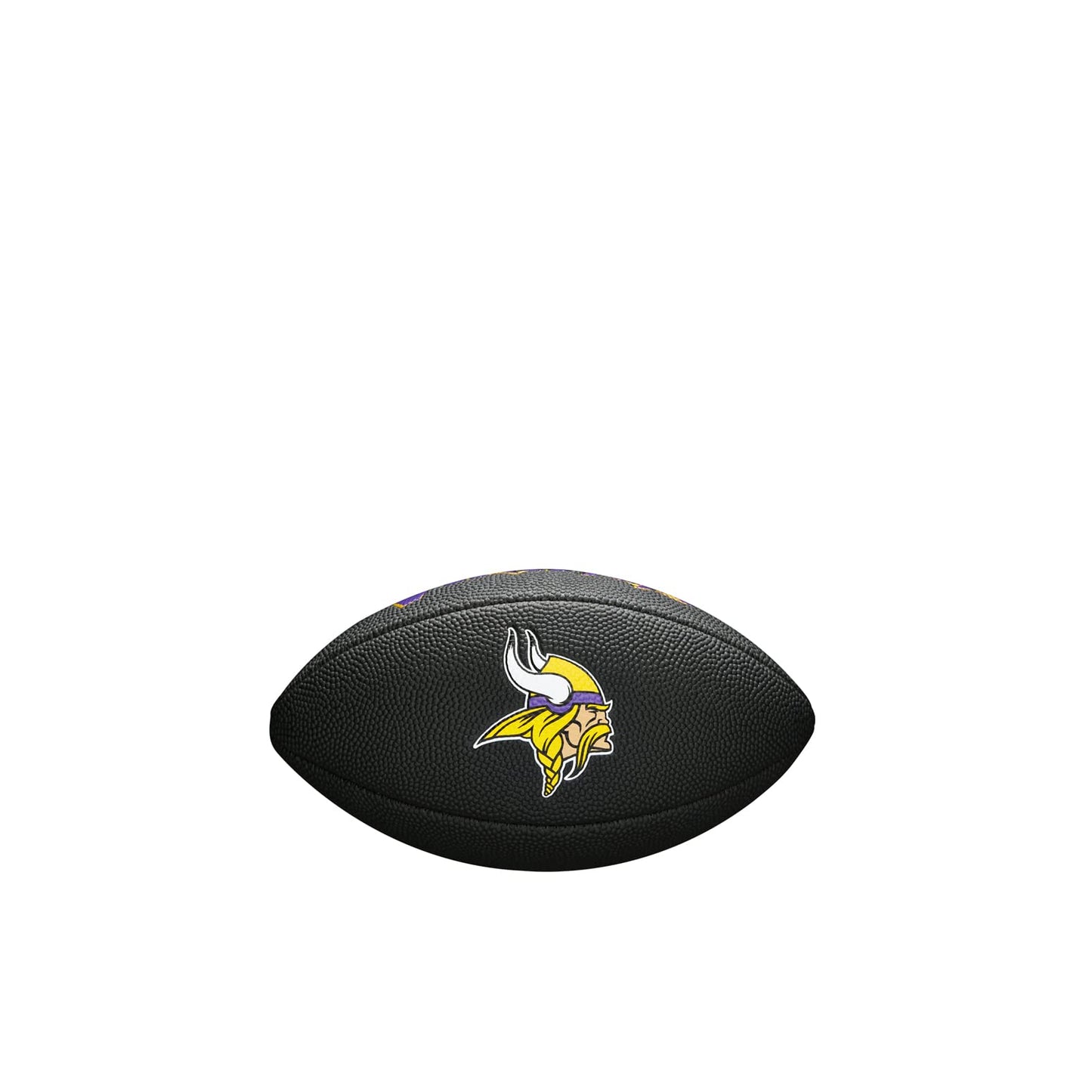 Fútbol Wilson NFL Minnesota Vikings Logo Negro tamaño Mini