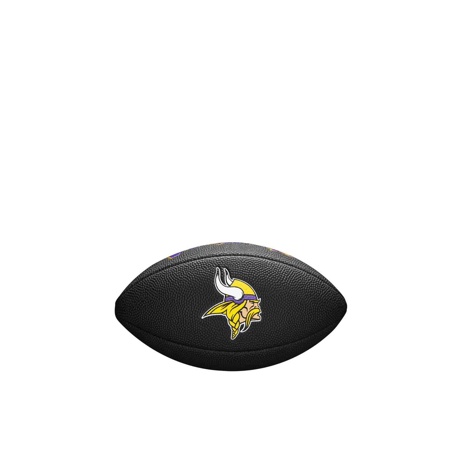 Fútbol Wilson NFL Minnesota Vikings Logo Negro tamaño Mini