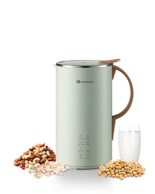 Máquina Automática de Leche de Nueces MOKKOM 20 Onzas para Bebidas de Soja, Almendra y Coco