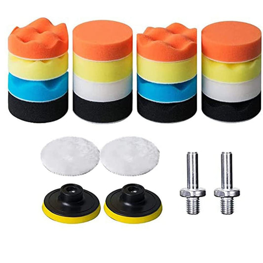 Set de Almohadillas de Pulido Yundobop Varias 7 Pulgadas para Coche M14