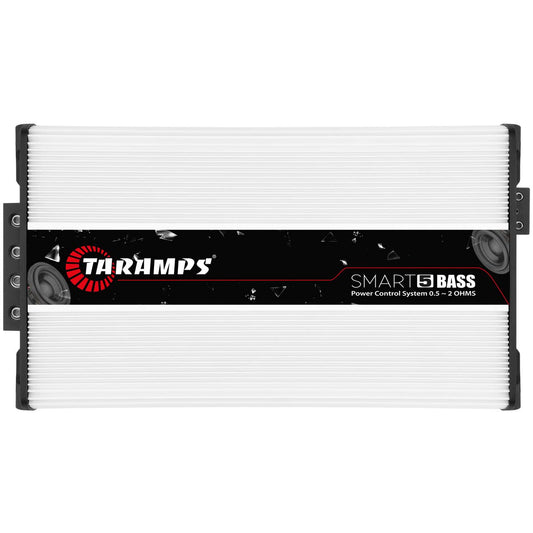 Amplificador de Graves Taramps Smart 5 Negro Multiimpedancia 5000 Vatios RMS Clase D Monobloque