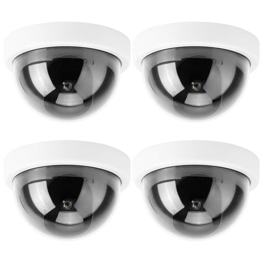 Cámara de Seguridad Simulada Hakeeta con Luz Led 4 Unidades