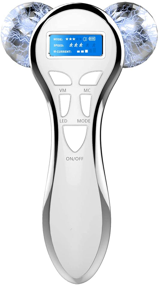 Rodillo Facial Eléctrico para Masaje Corporal